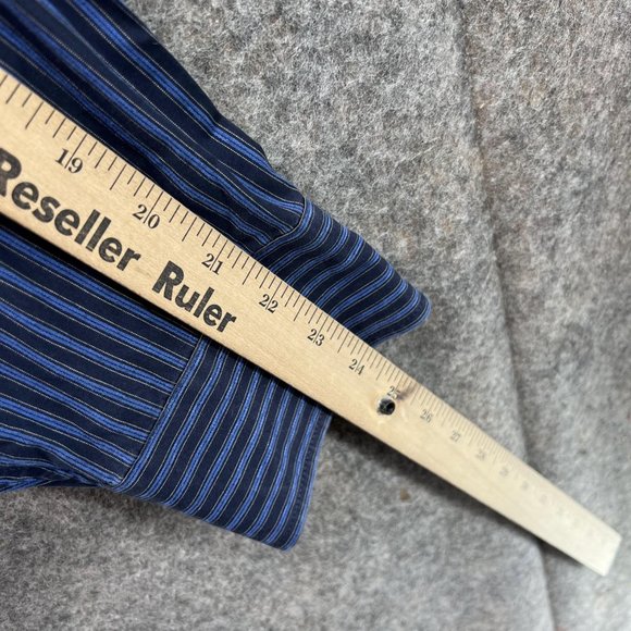 Bugatchi Shirt Men Large Adult Blue Casual Button Down Outdoors Dress Pockets - Picture 10 of 12